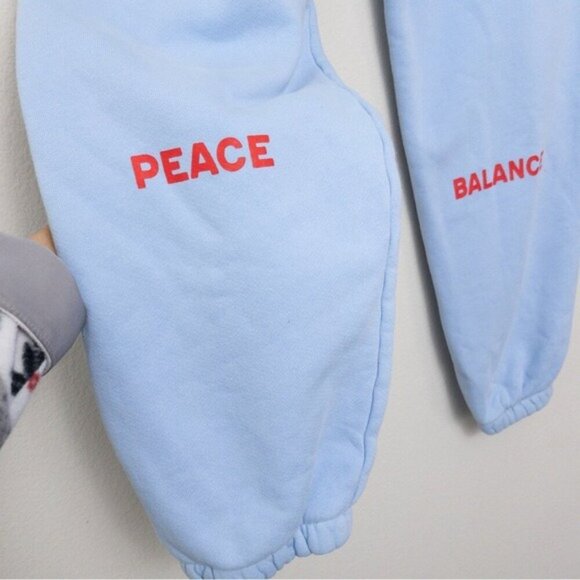 NEW [SET] Madhappy Winter Outdoors Crewneck Sweatpants M Bluejay Inhale Exhale - Picture 15 of 16